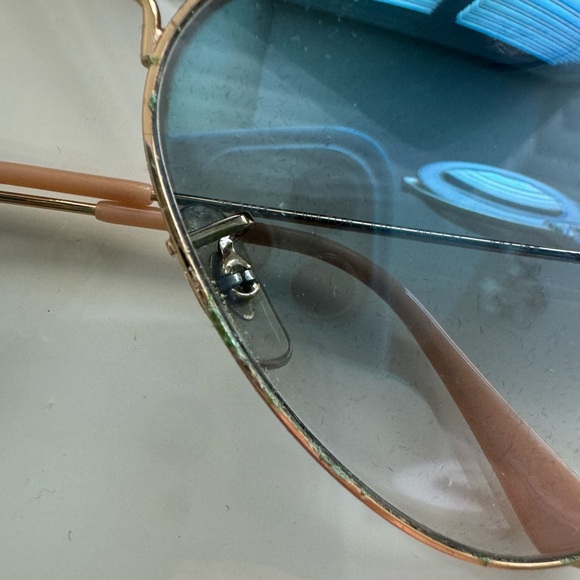 Ray-Ban blue aviators sunglasses - Picture 2 of 2